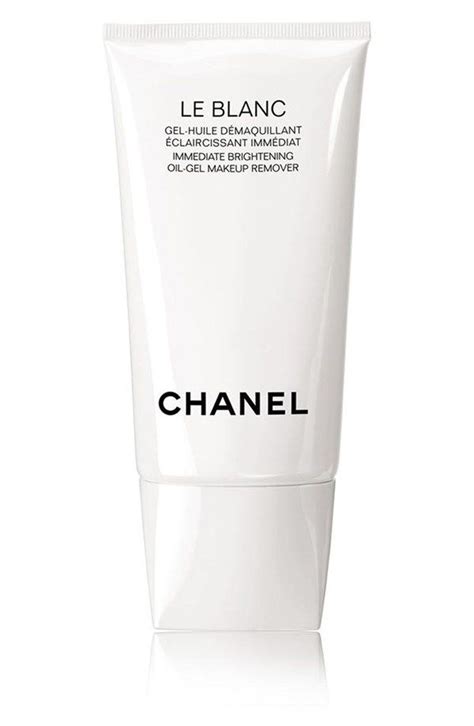 chanel le blanc oil gel makeup remover|chanel intense makeup remover.